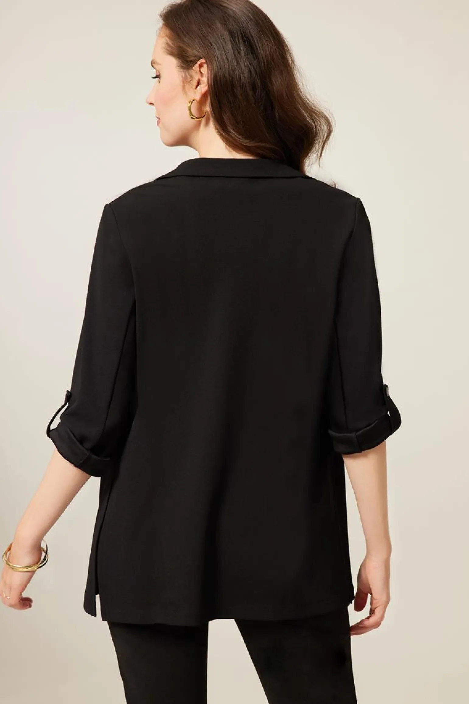 Outlet Miss Etam Blazer scuba Zwart