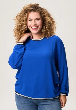 Outlet Miss Etam Blouse blauw Kobaltblauw
