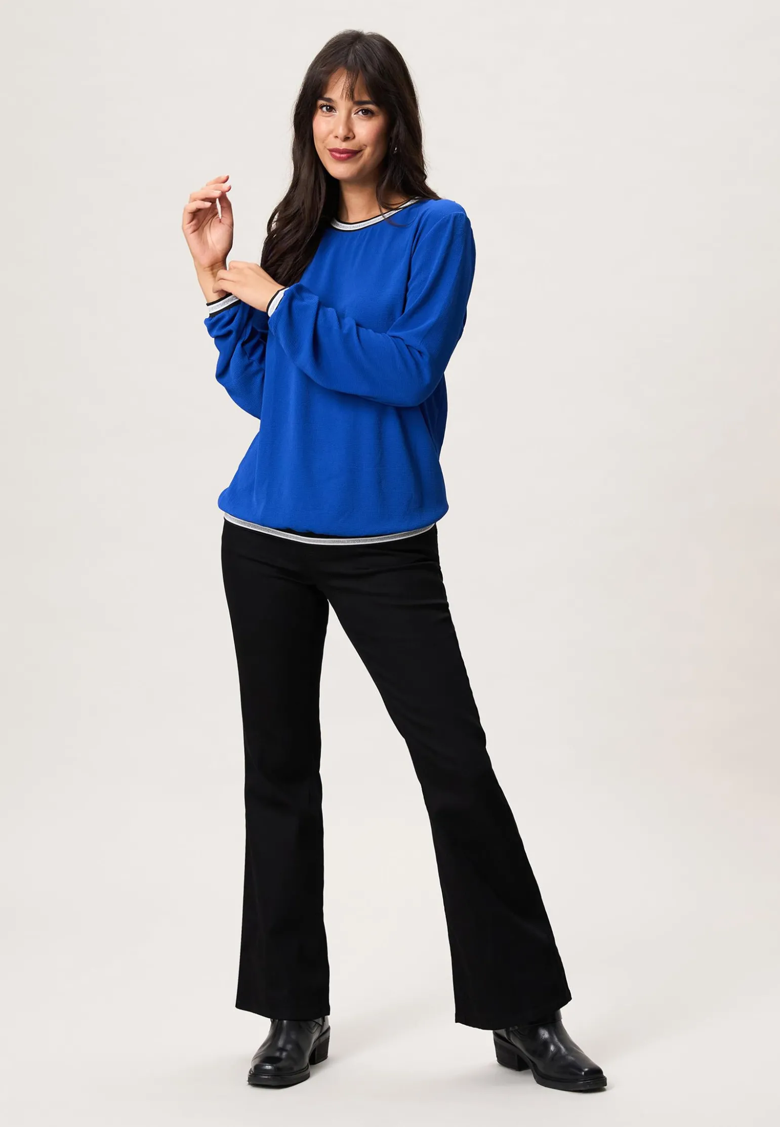 Online Miss Etam Blouse blauw Kobaltblauw
