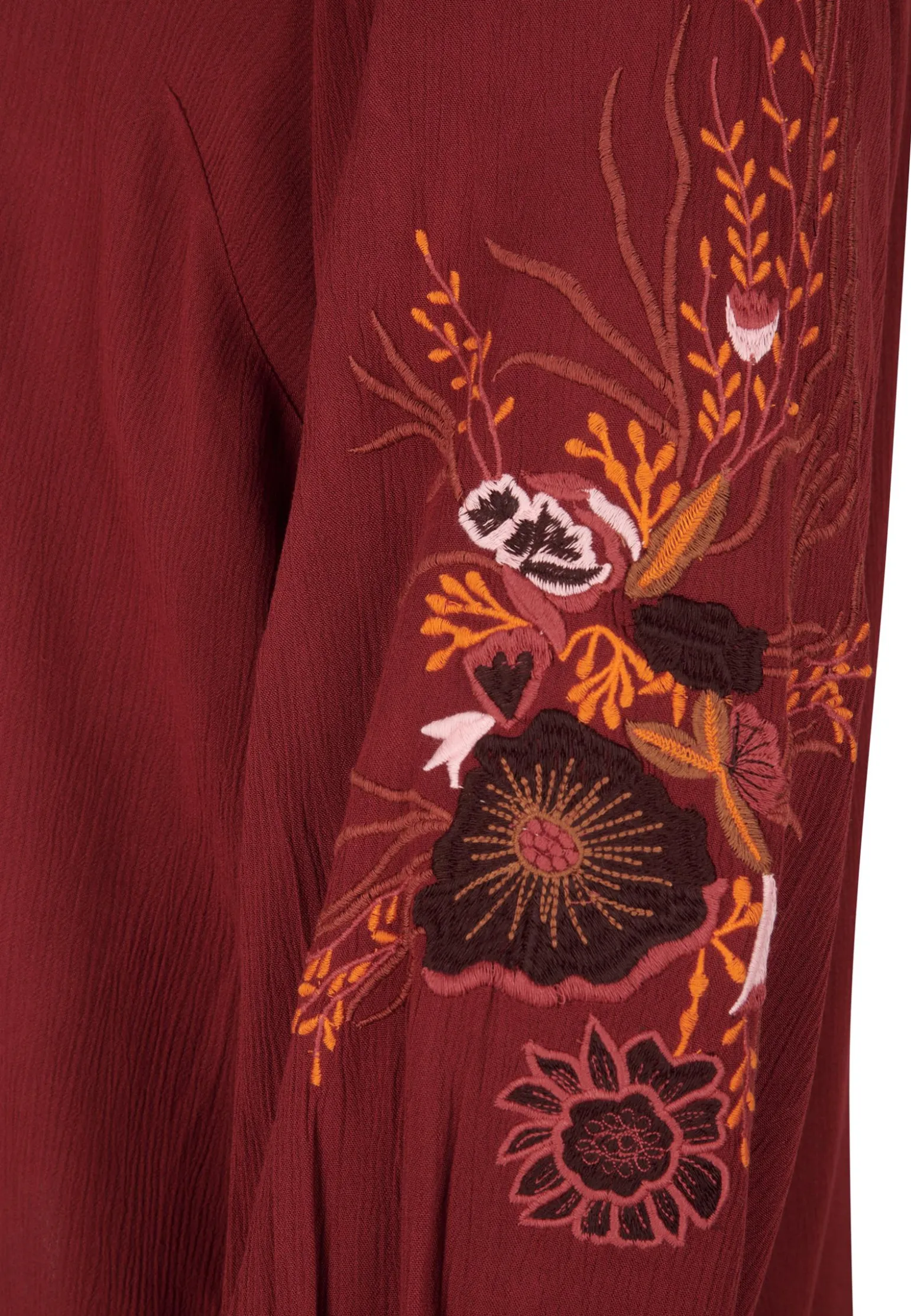 Hot Miss Etam Blouse details rood Dark red