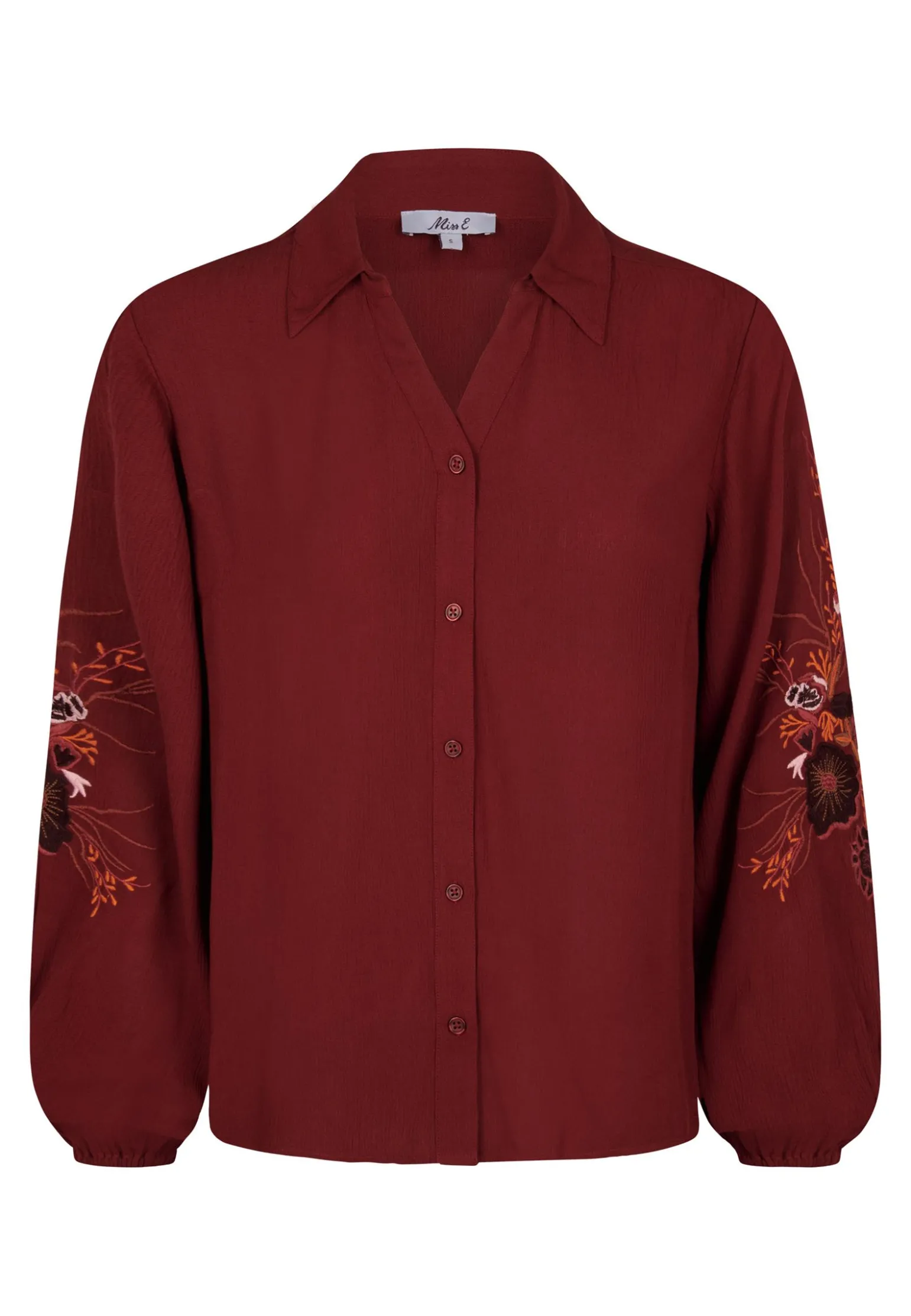 Outlet Miss Etam Blouse details rood Dark red