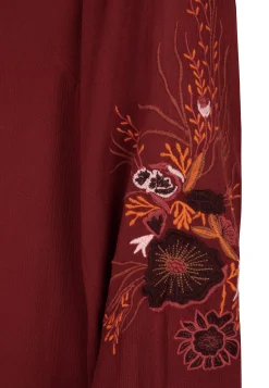Outlet Miss Etam Blouse details rood Dark red