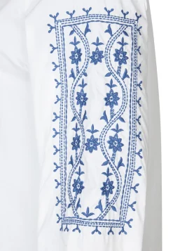 Outlet Miss Etam Blouse details wit Off white