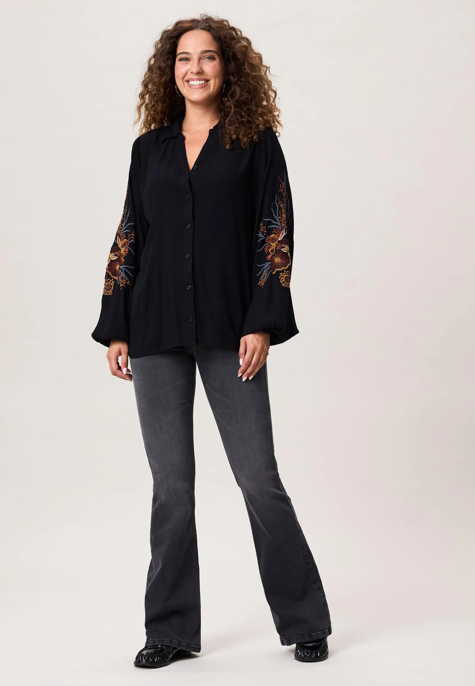 Clearance Miss Etam Blouse details Zwart