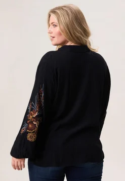 New Miss Etam Blouse details Zwart