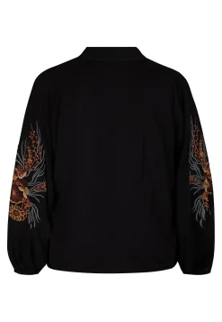 New Miss Etam Blouse details Zwart