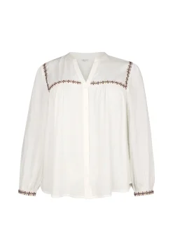 Hot Miss Etam Blouse embroidery wit Multi offwhite