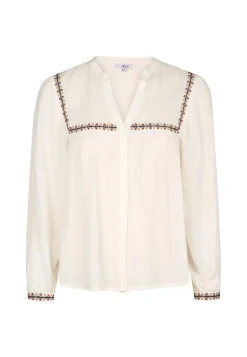 Hot Miss Etam Blouse embroidery wit Multi offwhite