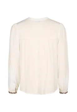 Hot Miss Etam Blouse embroidery wit Multi offwhite