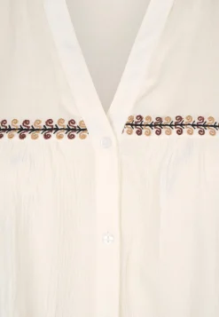 Hot Miss Etam Blouse embroidery wit Multi offwhite