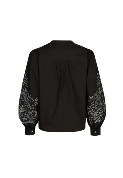 Online Miss Etam Blouse embroidery zwart Multi zwart