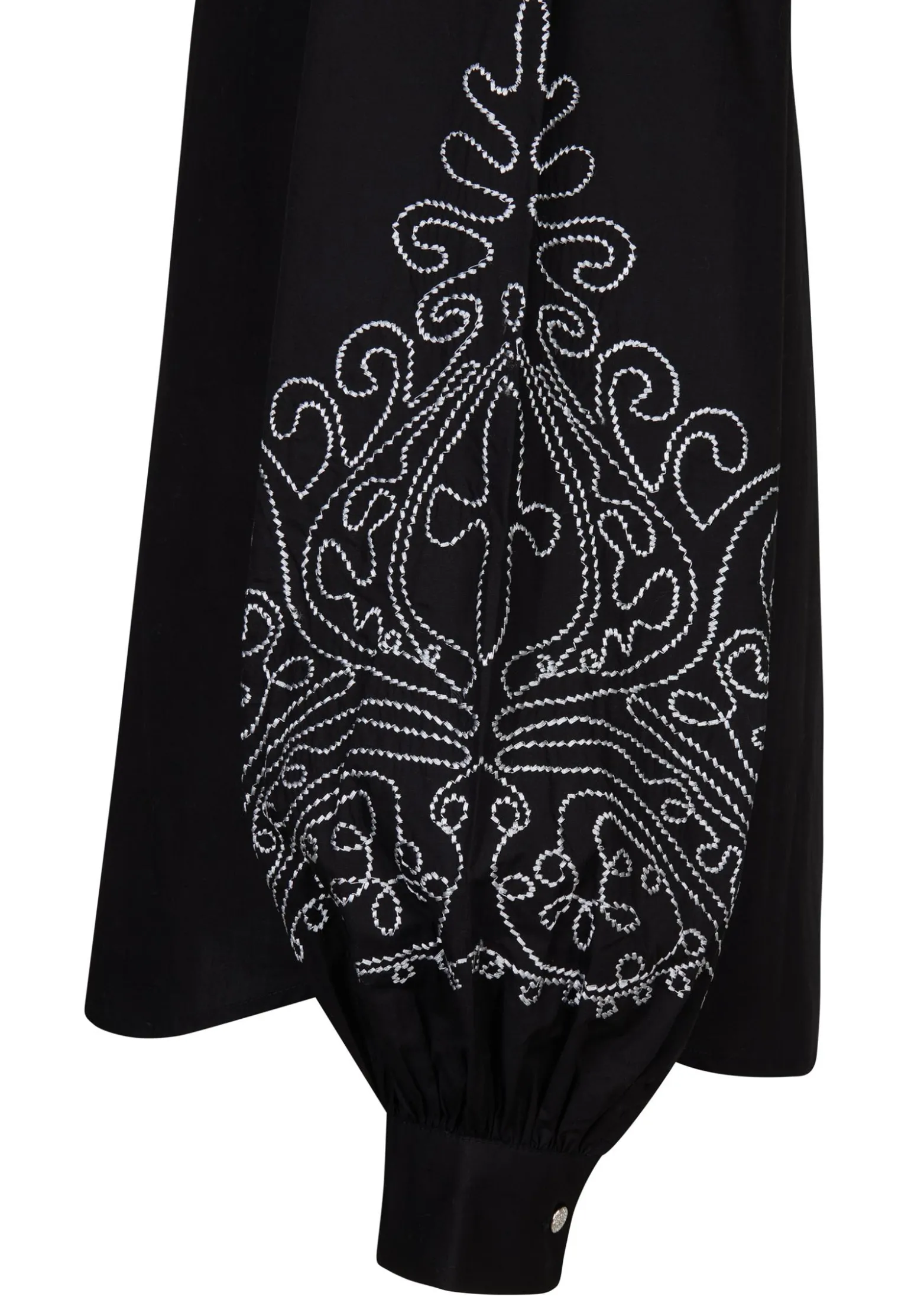 Hot Miss Etam Blouse embroidery zwart Multi zwart