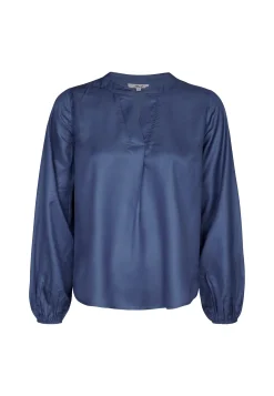 Discount Miss Etam Blouse glans blauw Stone blue