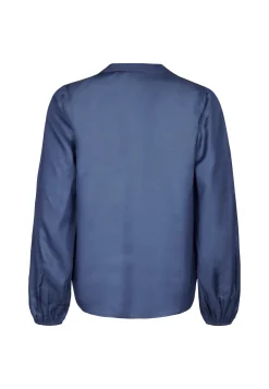 Discount Miss Etam Blouse glans blauw Stone blue