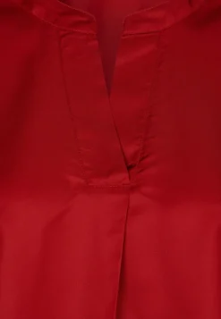 Miss Etam Blouse glans rood Chili red