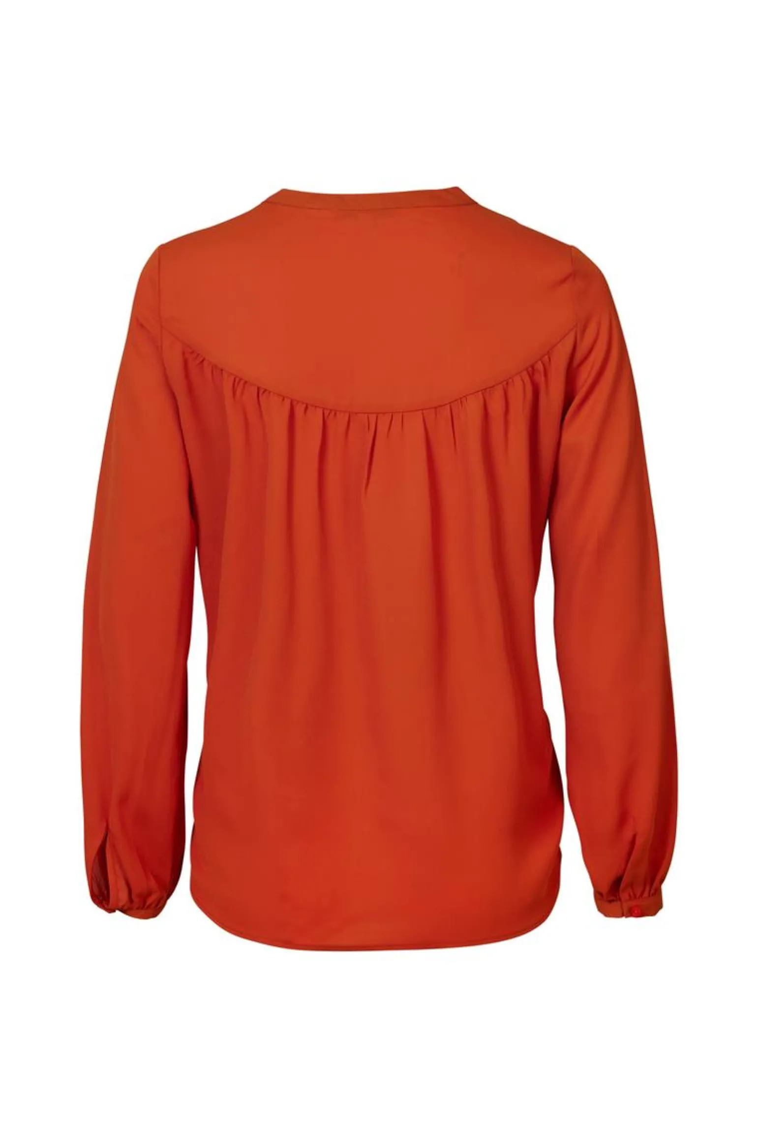 Outlet Miss Etam Blouse knoop bruin Henna