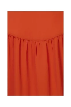 Outlet Miss Etam Blouse knoop bruin Henna