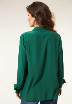 Discount Miss Etam Blouse lange mouw groen Emerald