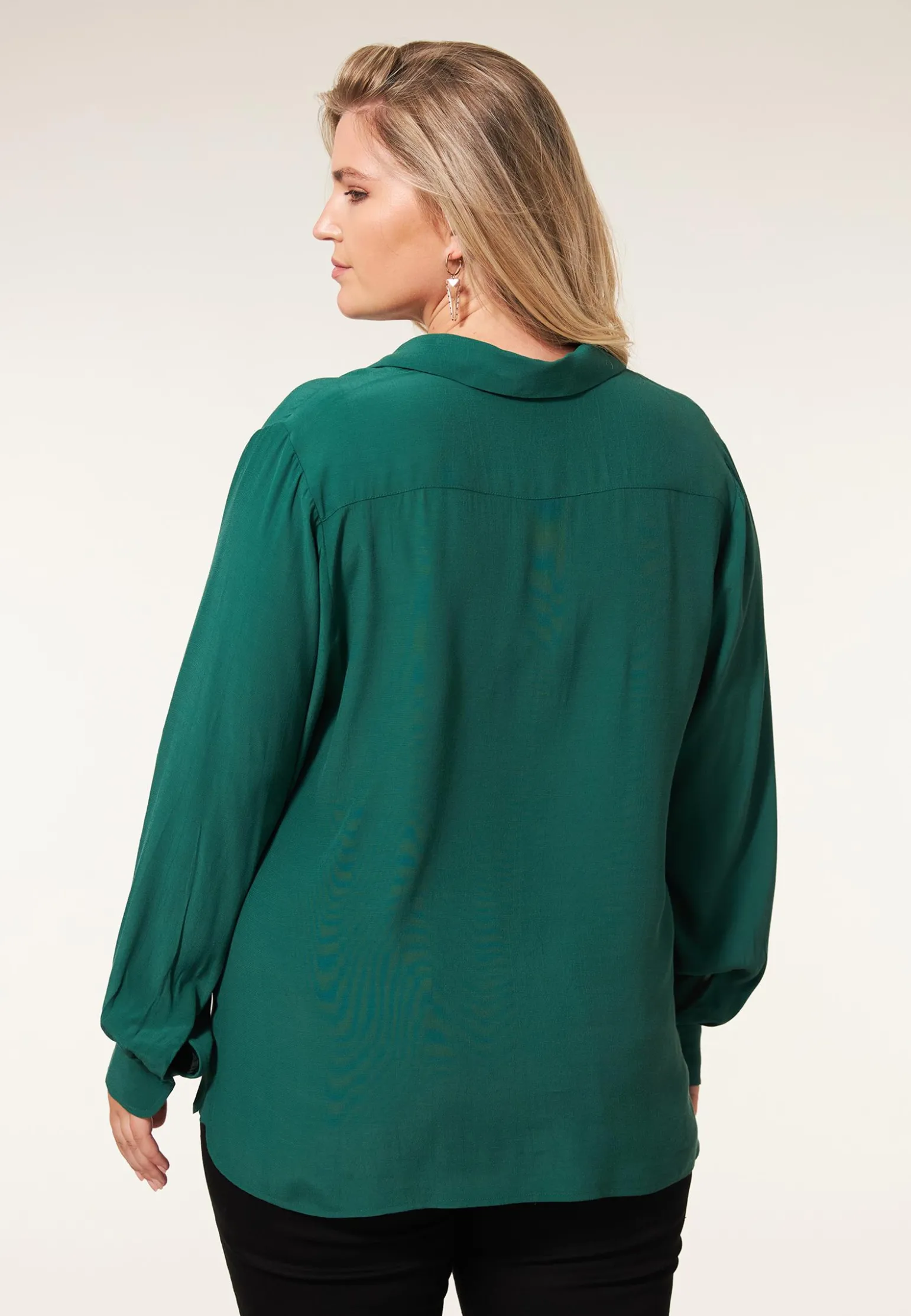 Discount Miss Etam Blouse lange mouw groen Emerald