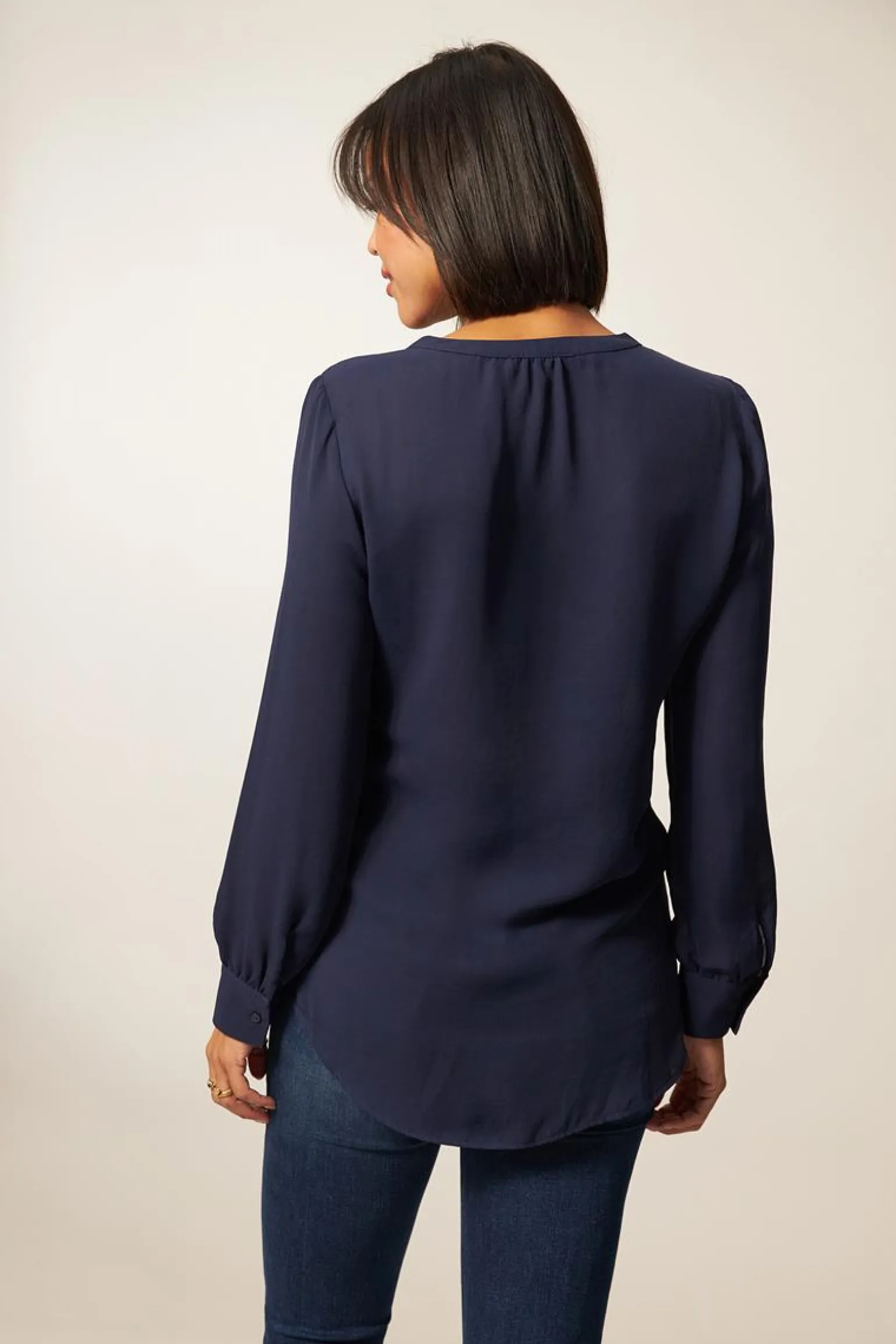 Discount Miss Etam Blouse 'Lara' blauw Donkerblauw