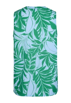 Online Miss Etam Blouse mouwloos print Multi jelly bean green