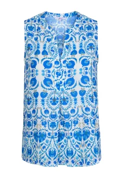 Discount Miss Etam Blouse mouwloos print Multi bright blue