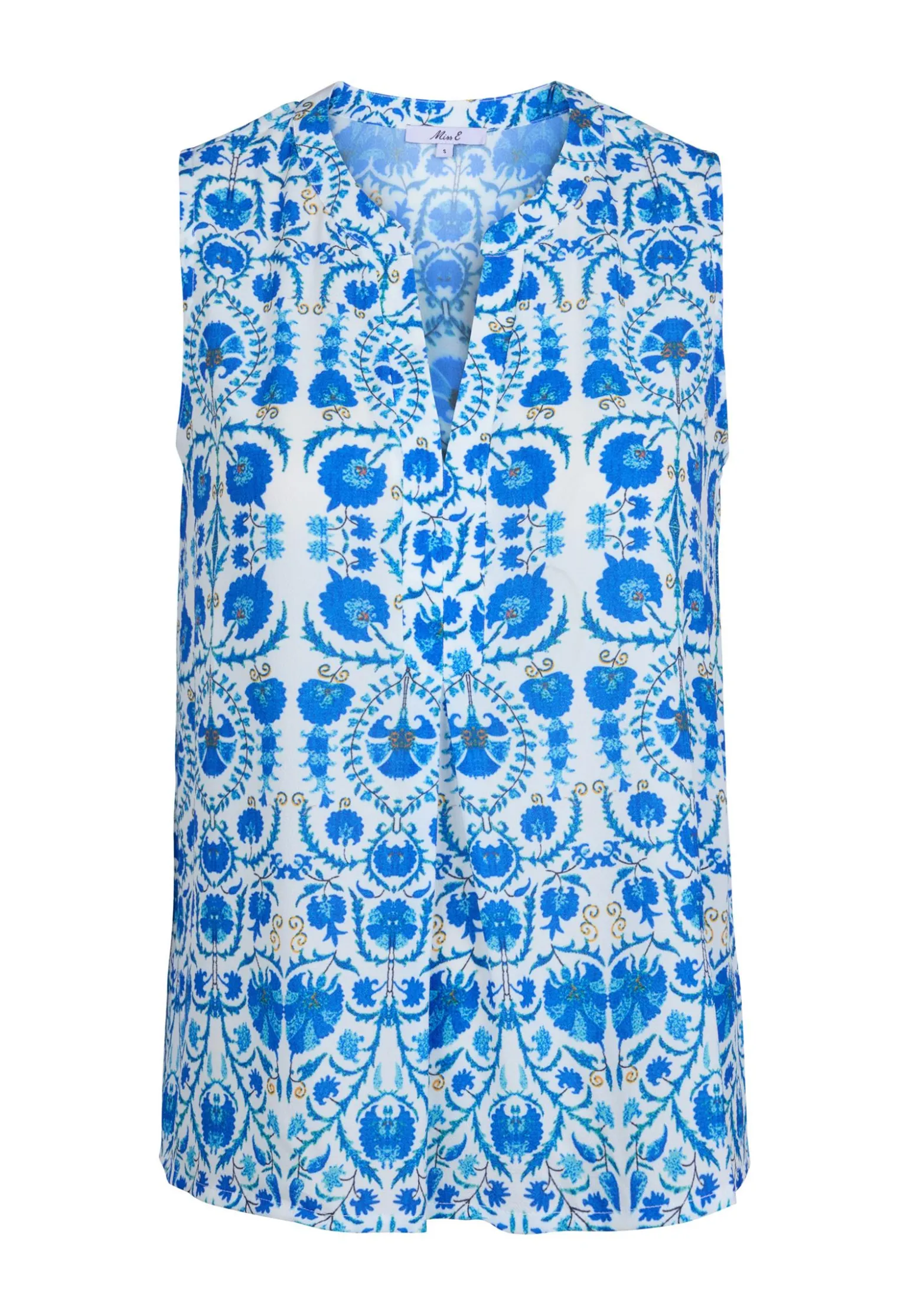 Discount Miss Etam Blouse mouwloos print Multi bright blue