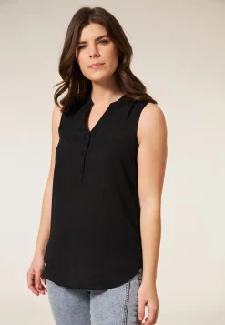 Online Miss Etam Blouse mouwloos Zwart