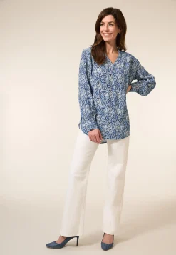 Clearance Miss Etam Blouse print blauw Multi blauw