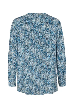 Clearance Miss Etam Blouse print blauw Multi blauw