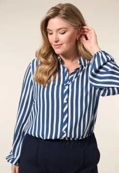 Best Miss Etam Blouse print blauw Multi stone blue