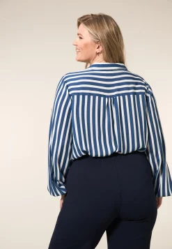 Best Miss Etam Blouse print blauw Multi stone blue