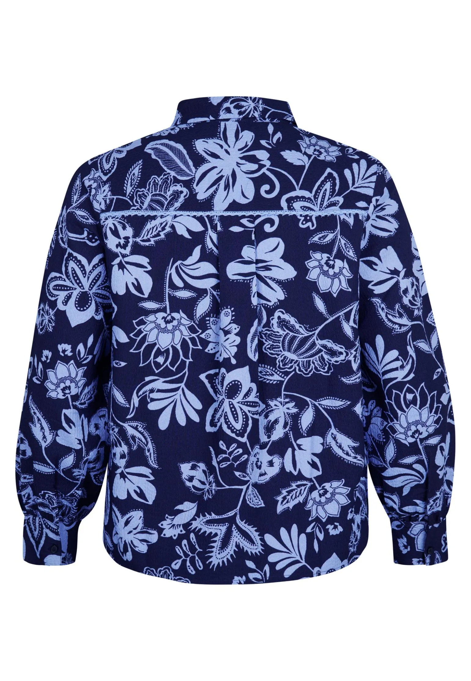 Best Miss Etam Blouse print blauw Multi donker blue