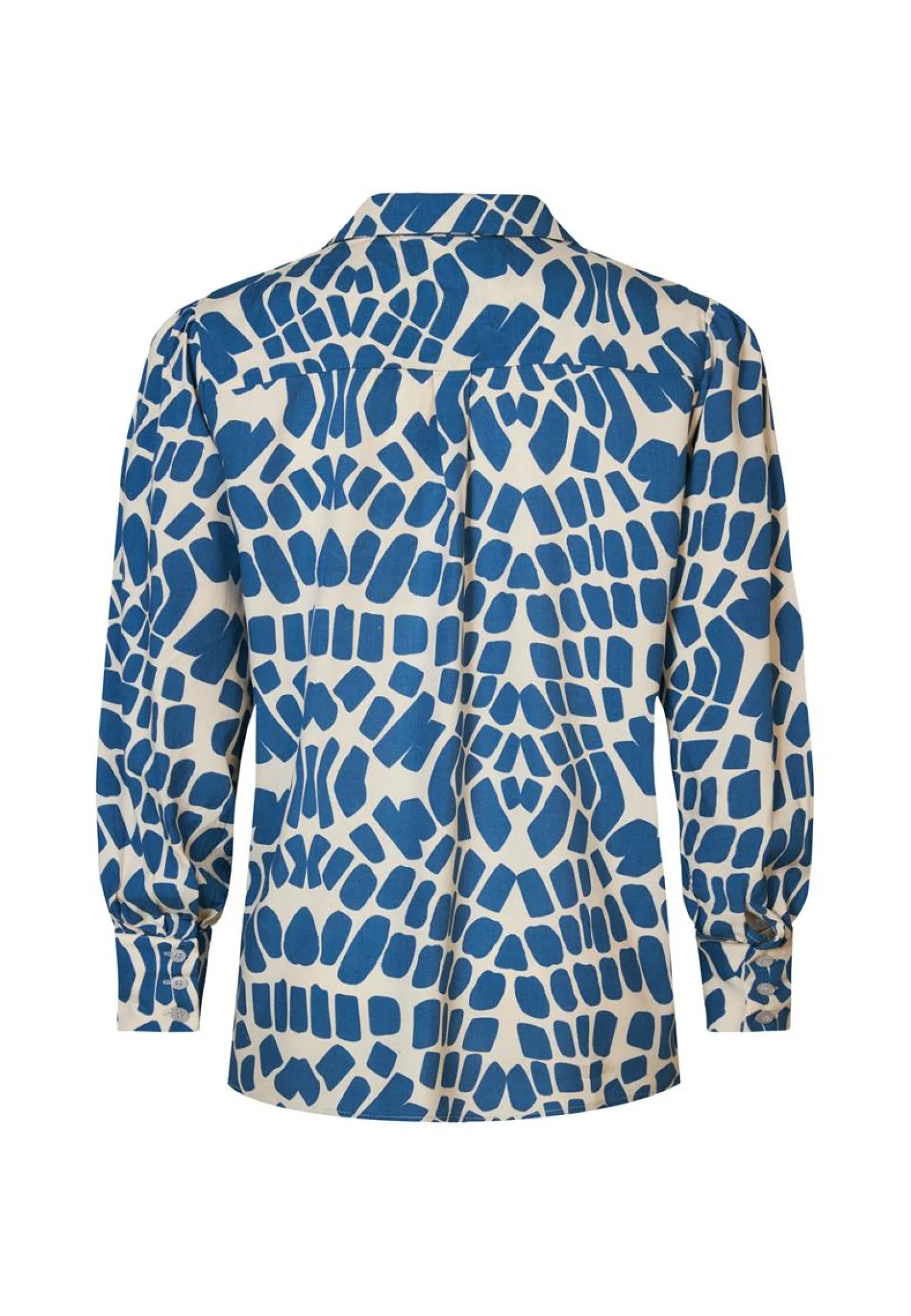 Outlet Miss Etam Blouse print blauw Multi kingblue