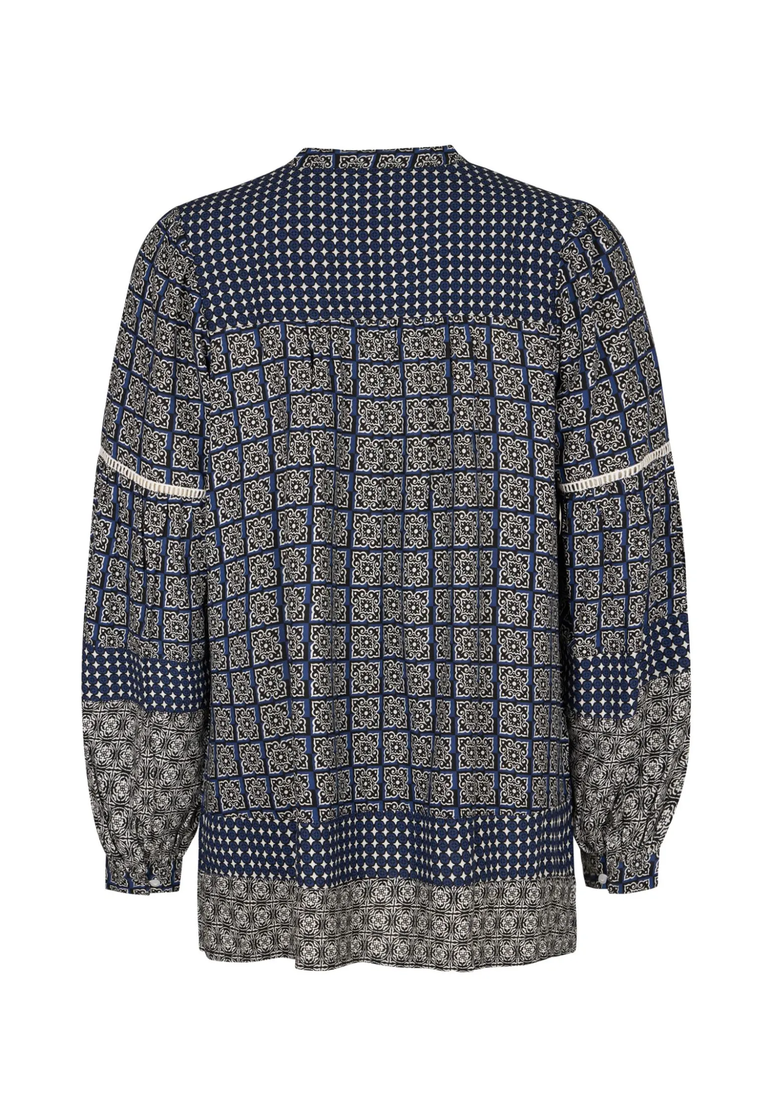 Online Miss Etam Blouse print blauw Multi stone blue