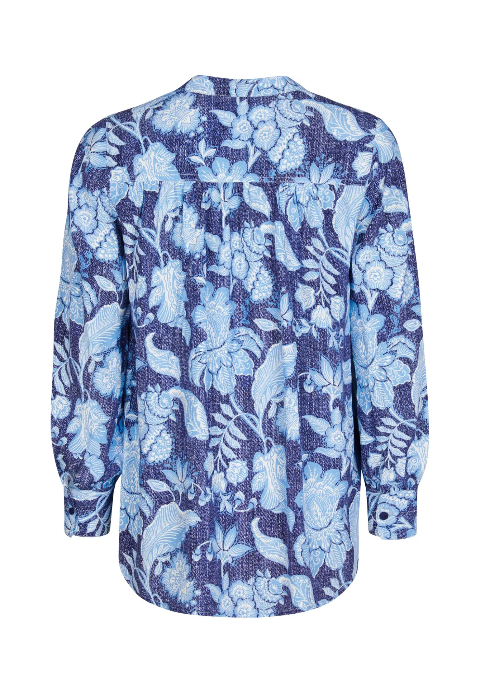 Outlet Miss Etam Blouse print blauw Multi denim blue