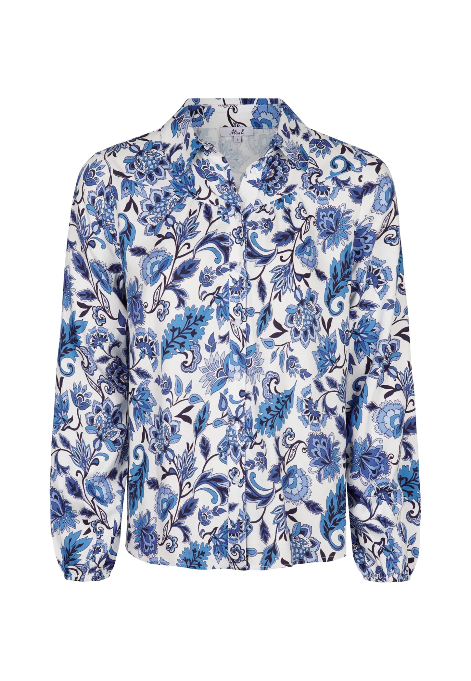 New Miss Etam Blouse print blauw Multi blauw