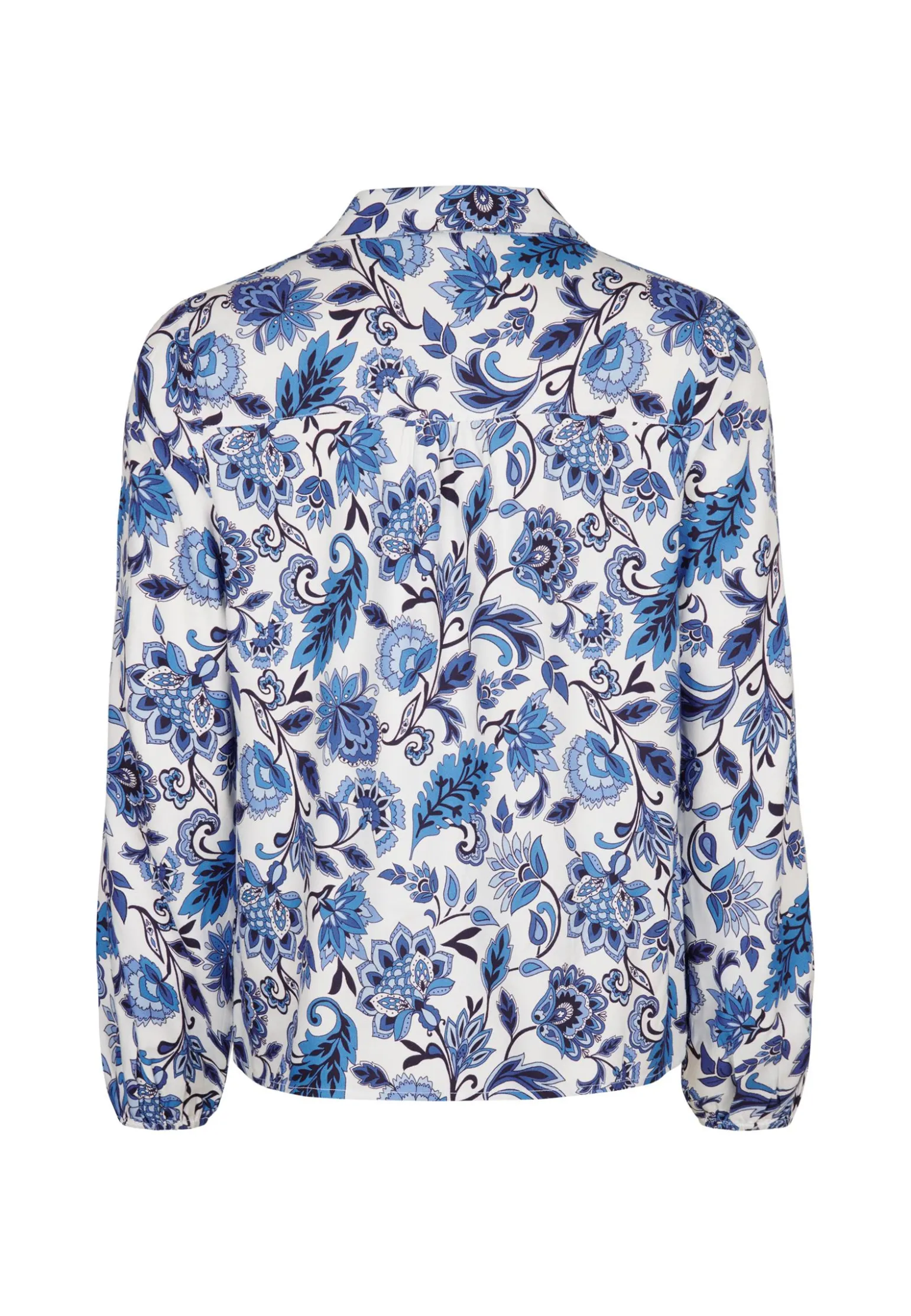 New Miss Etam Blouse print blauw Multi blauw