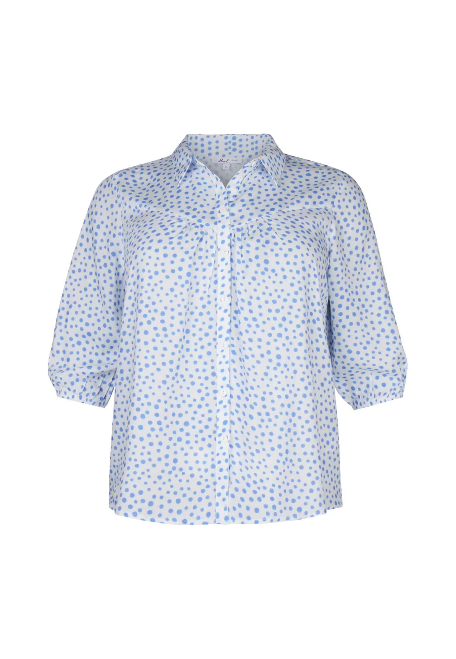 Online Miss Etam Blouse print blauw Multi bright blue