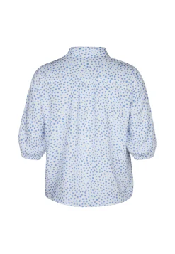 Online Miss Etam Blouse print blauw Multi bright blue
