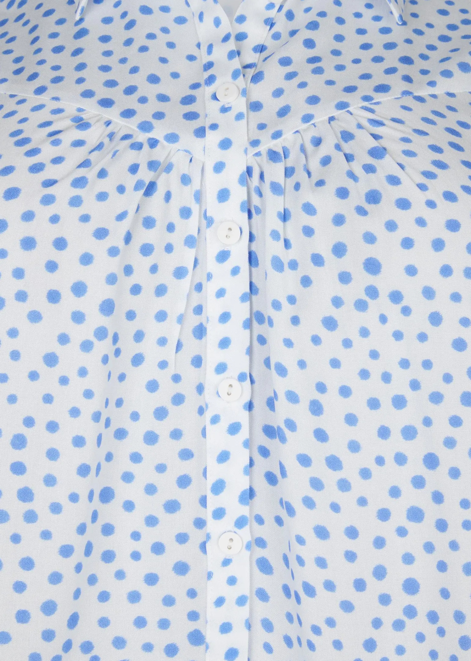 Online Miss Etam Blouse print blauw Multi bright blue