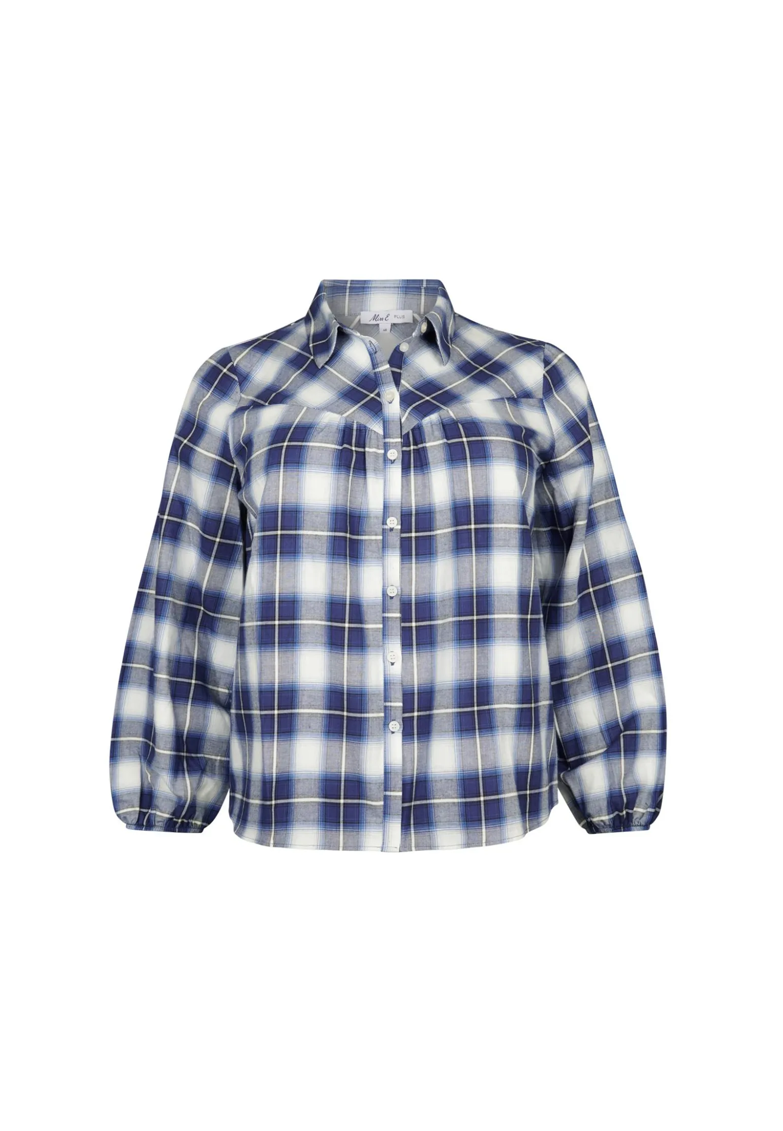 Clearance Miss Etam Blouse print blauw Multi donker blue