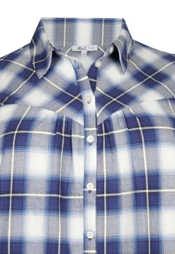 Clearance Miss Etam Blouse print blauw Multi donker blue
