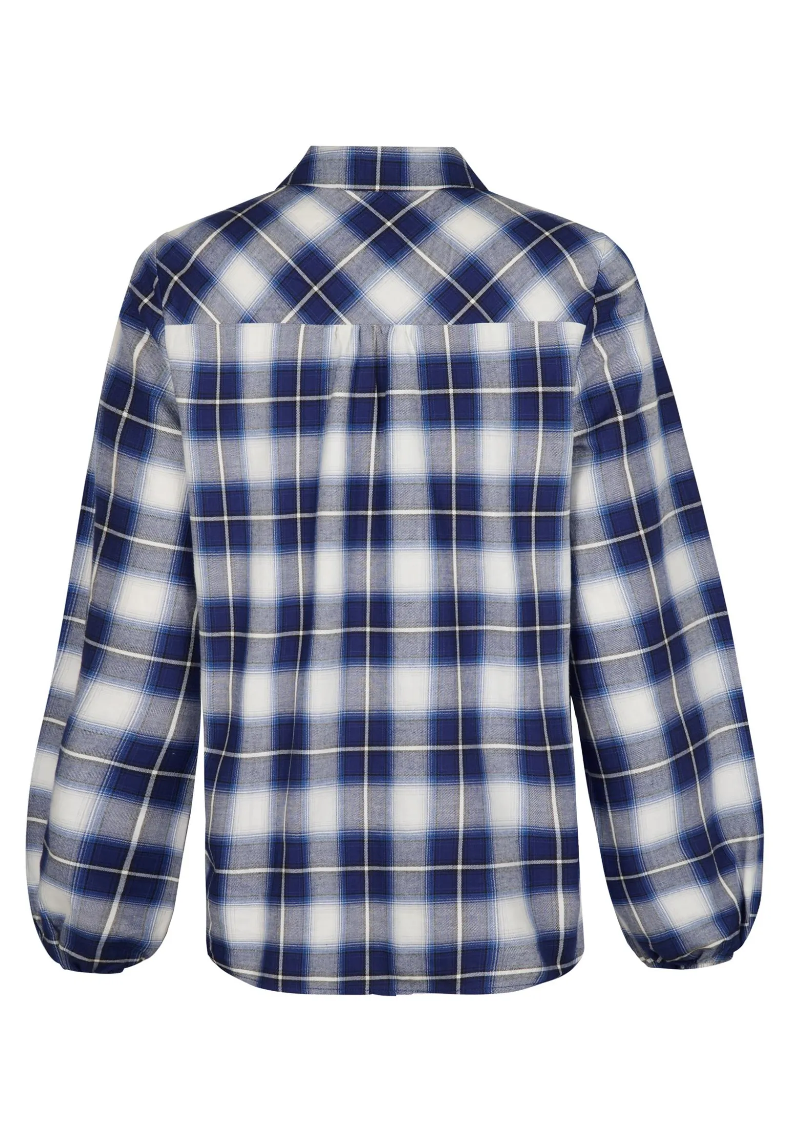 Outlet Miss Etam Blouse print blauw Multi donker blue