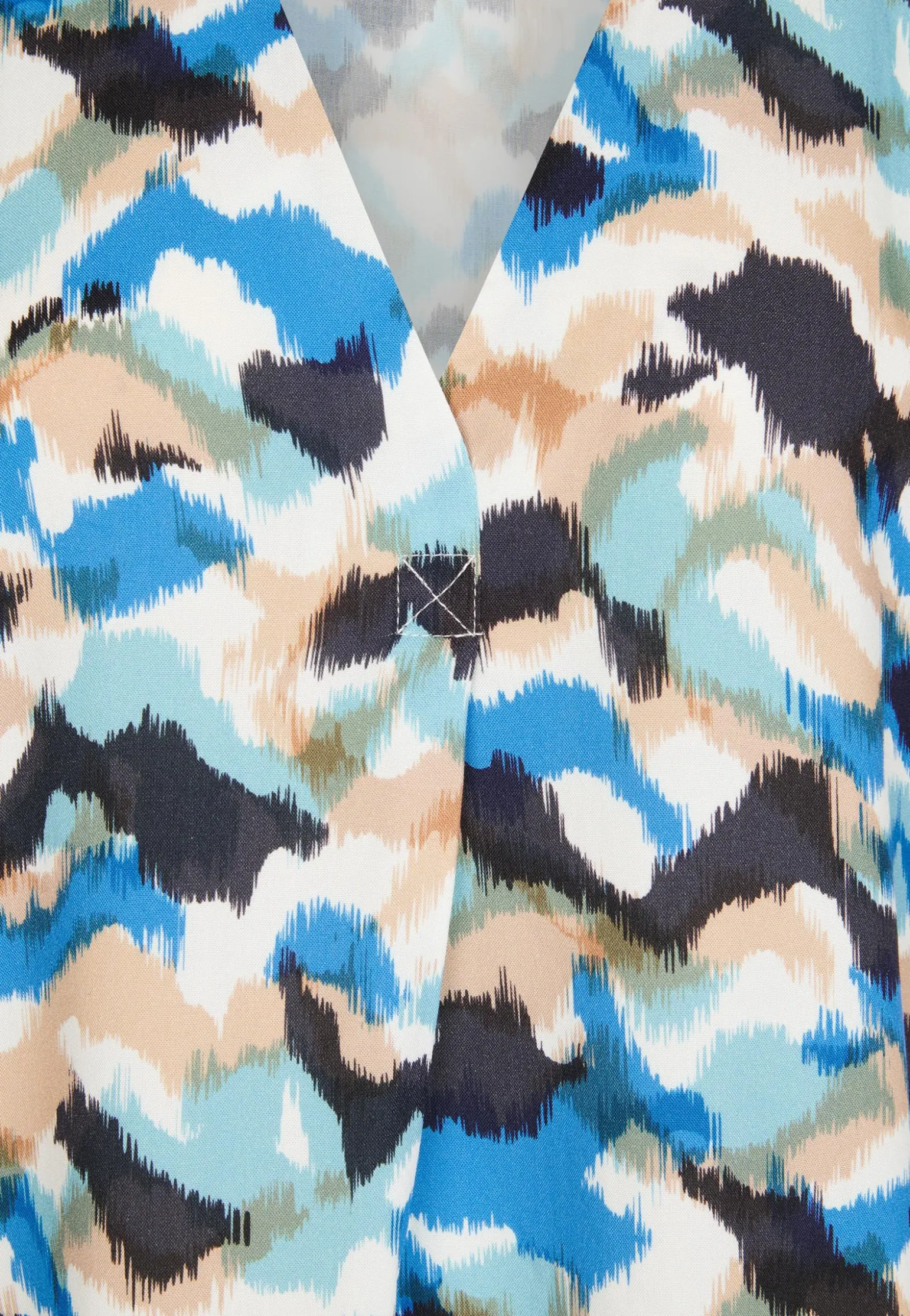 Best Miss Etam Blouse print blauw Multi soft aqua