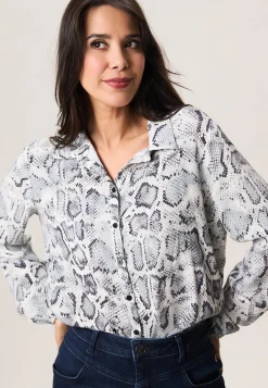 Clearance Miss Etam Blouse print grijs Multi grey