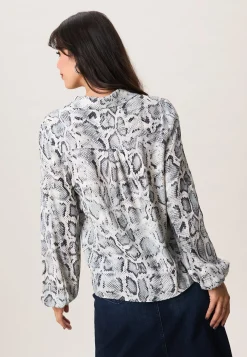 Clearance Miss Etam Blouse print grijs Multi grey