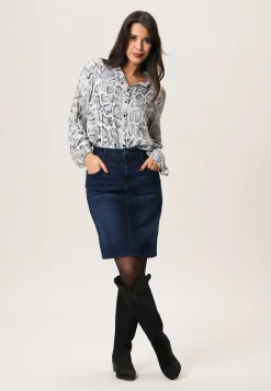 Clearance Miss Etam Blouse print grijs Multi grey