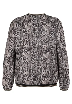 Hot Miss Etam Blouse print grijs Multi dark neutral