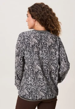 Outlet Miss Etam Blouse print grijs Multi dark neutral